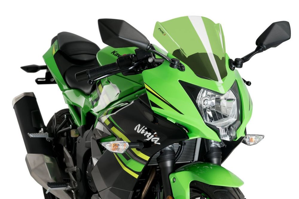 PUIG 3539V Z-Racing Scheibe  passend fuer KAWASAKI NINJA 125 Grün