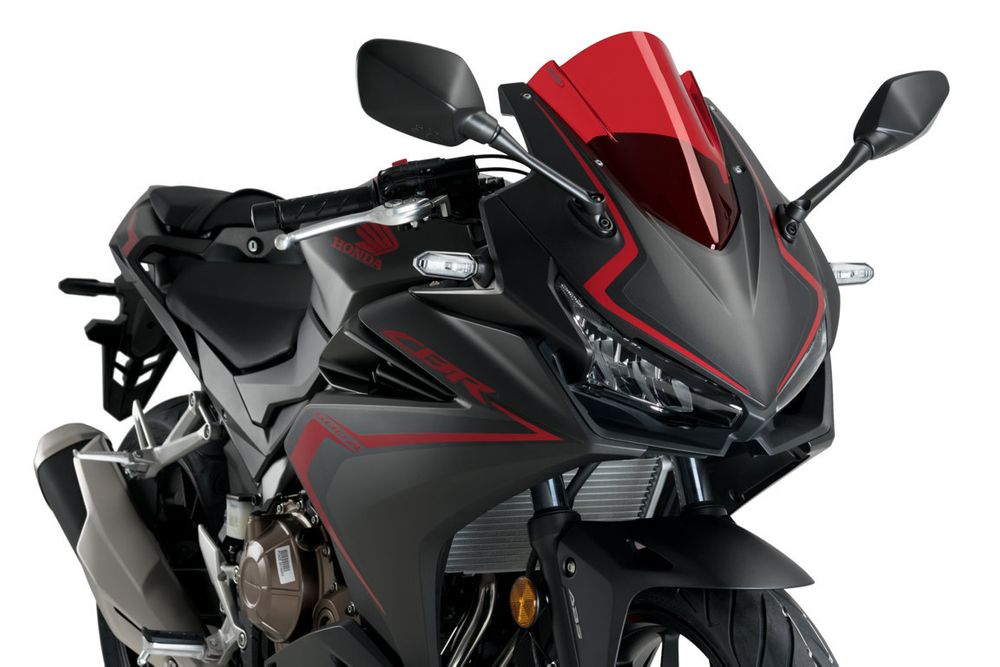 PUIG 3613R Z-Racing Scheibe  passend fuer HONDA CBR500R Rot