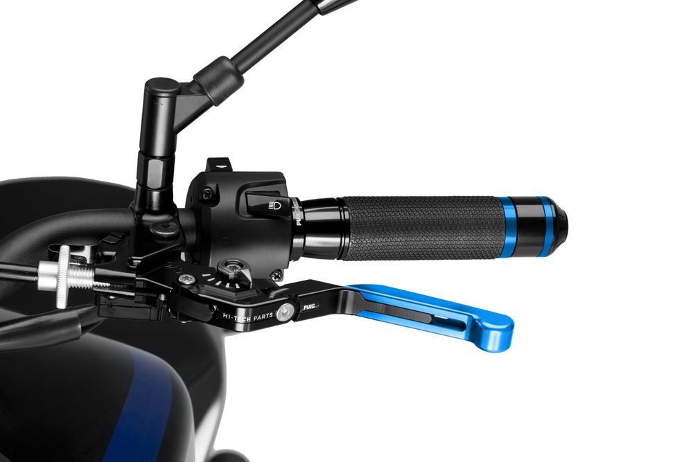 PUIG 24ANN Hebel 3.0.  passend fuer KAWASAKI KLE500 Schwarz