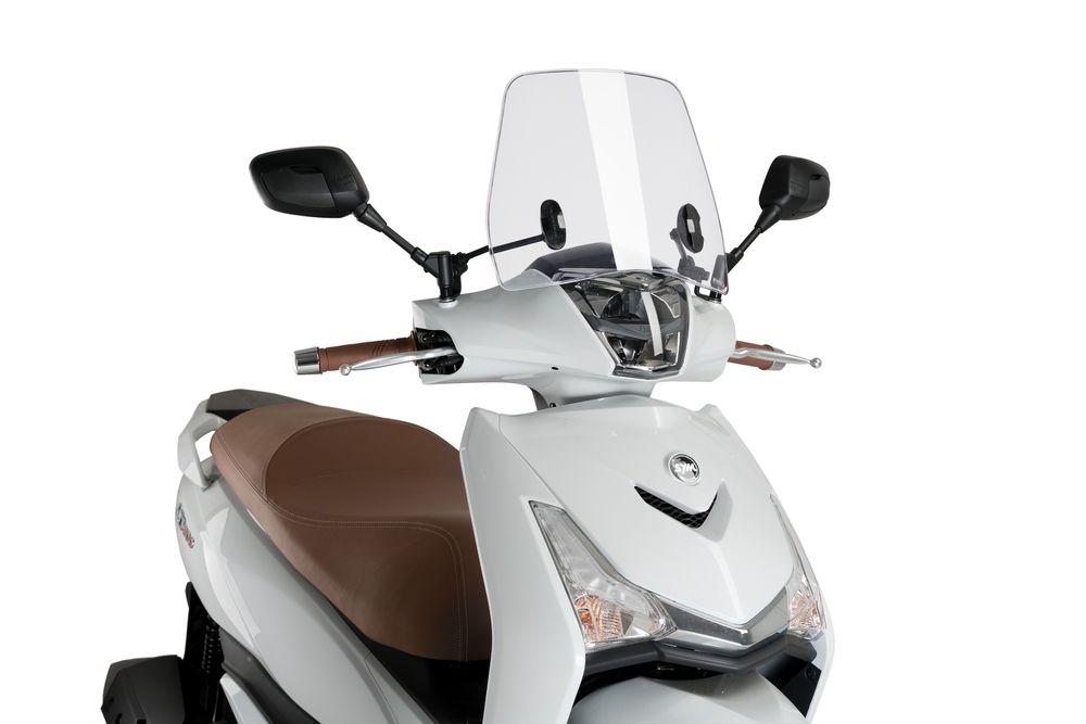 PUIG 3685W Rollerscheibe Trafic  passend fuer SYM HD 300 ie E4 Transparent