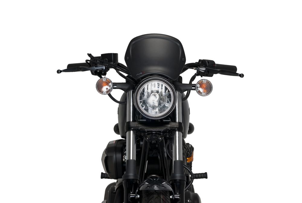 PUIG 3812J Frontplatte ABS  passend fuer YAMAHA XV950 Mattschwarz