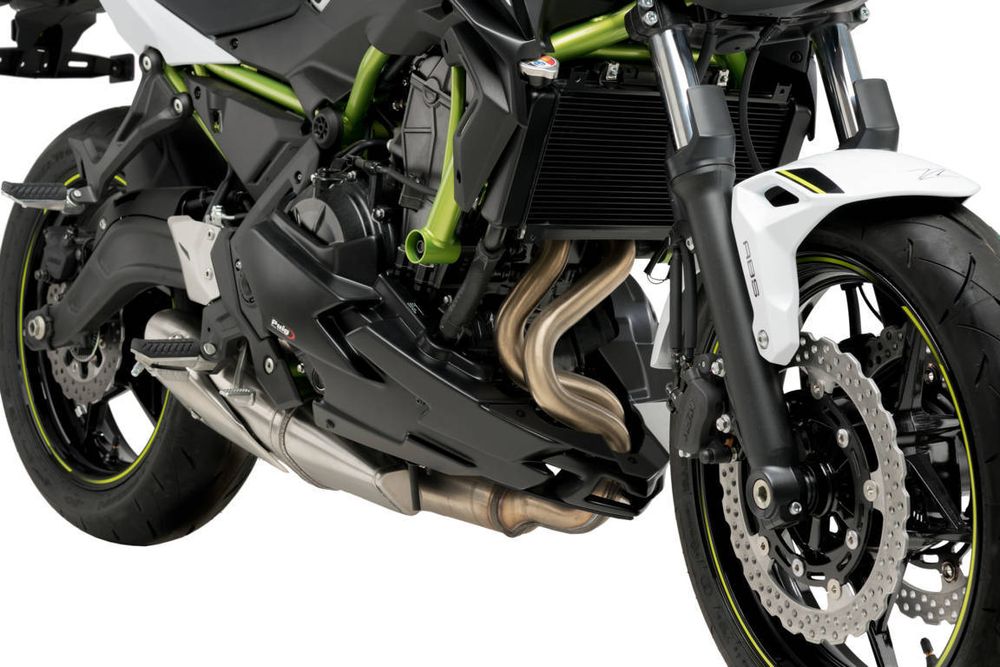 Puig 20295J Unterer Deckschutz  Kompatibel/Ersatz für KAWASAKI Z650 Mattschwarz