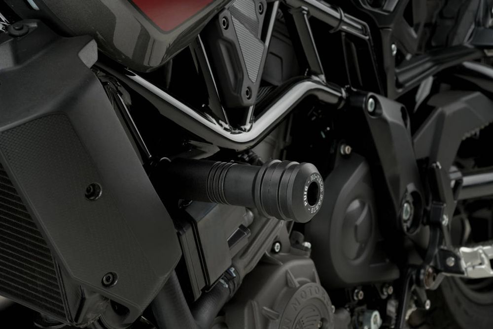 PUIG 20463N Rahmen Sturzpads Vintage 2.0  passend fuer INDIAN FTR 1200 Schwarz