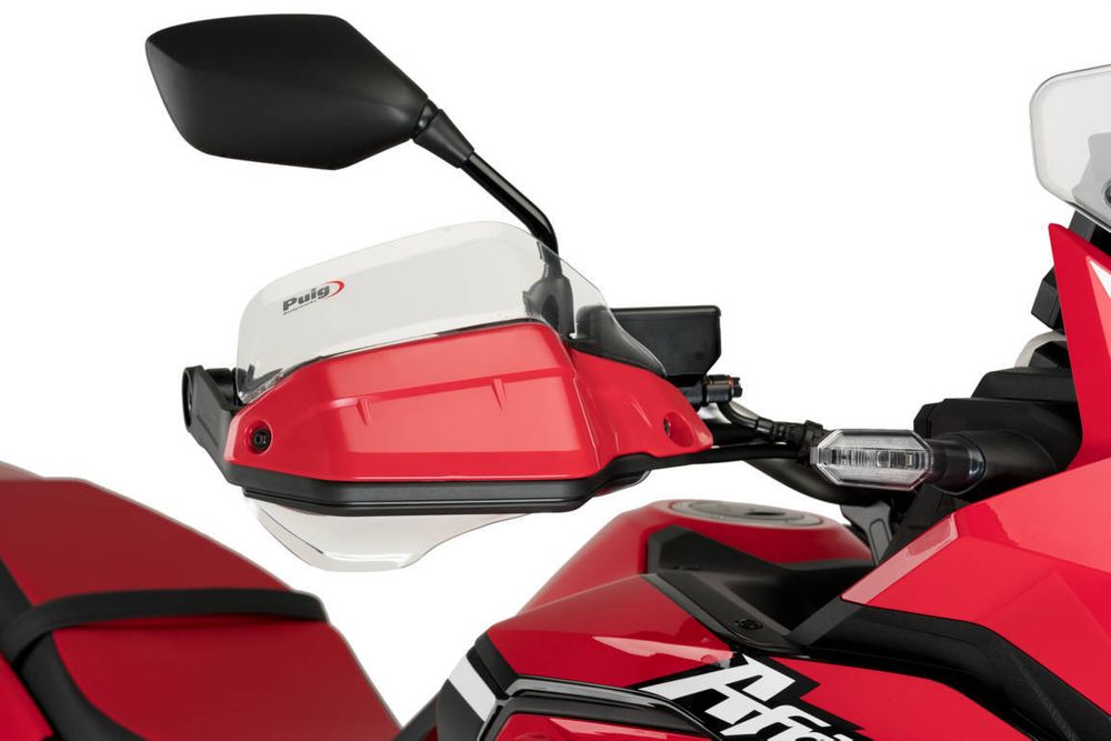 PUIG 3824W Handschutzverlängerung  passend fuer HONDA CRF1100L AFRICA TWIN ADVENTURE SPORTS Transparent
