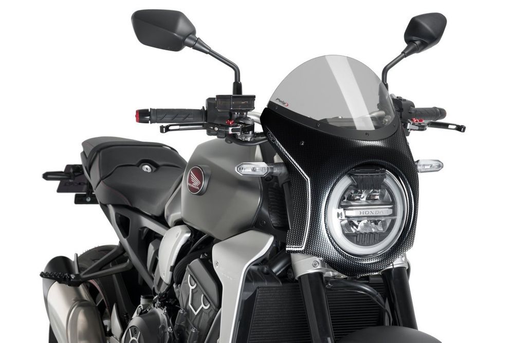 PUIG 3143H Retro-Verkleidungscheibe  passend fuer HONDA CB1000R NEO SPORTS CAFE Getönt
