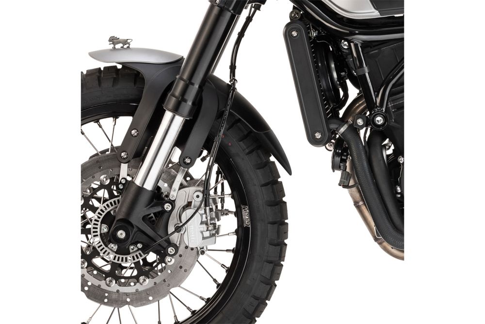 PUIG 3516N Verlängerung des vorderen Schutzblechs  passend fuer BENELLI LEONCINO 500 Schwarz