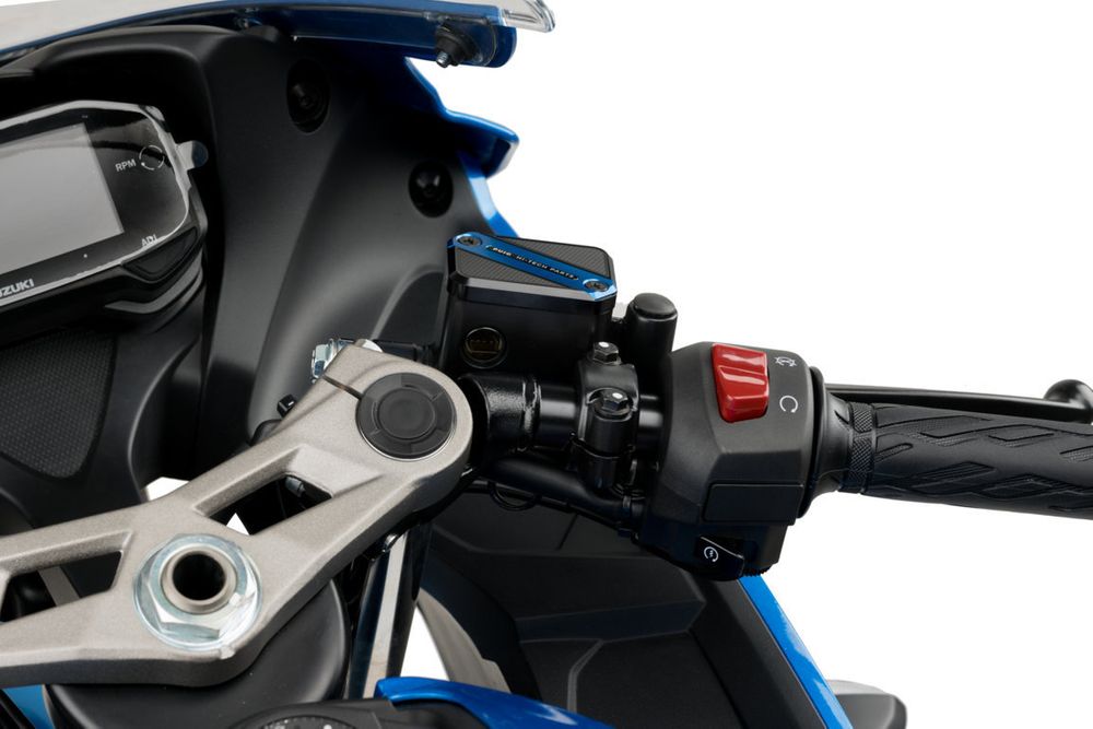 PUIG 9612A Vorderer Bremsflüssigkeitsbehälterdeckel  passend fuer BMW G310R Blau
