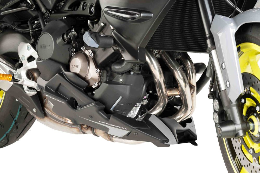 Puig 7692J Unterer Deckschutz  Kompatibel/Ersatz für YAMAHA MT-09 Mattschwarz