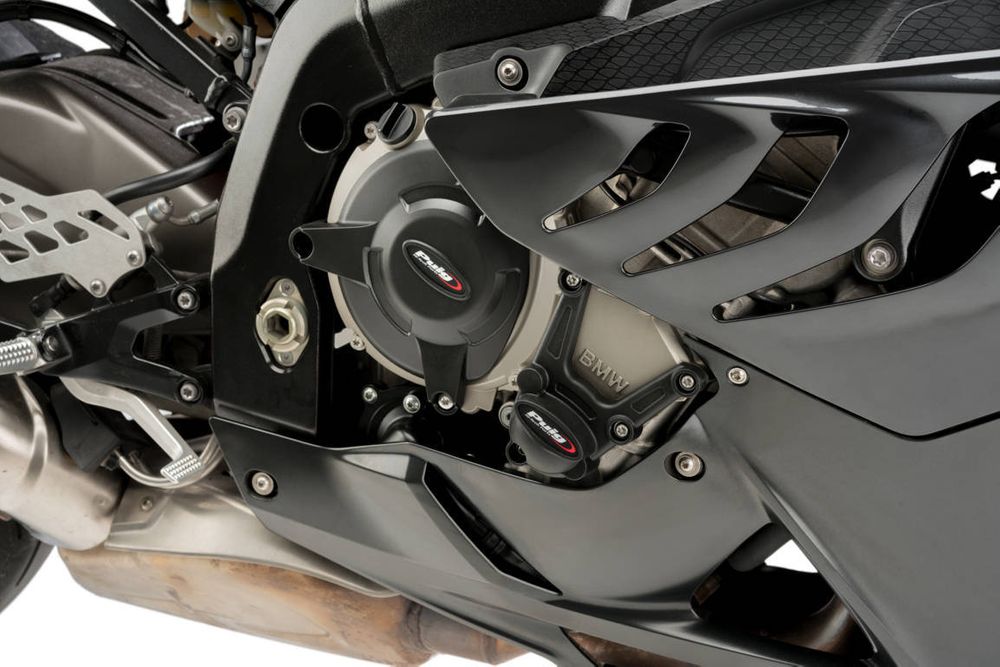PUIG 20168N Motorschutzhaube  passend fuer BMW S1000RR Schwarz
