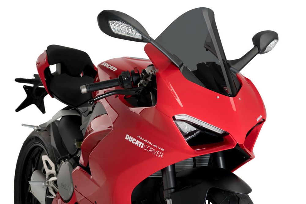 PUIG 9690F R-Racer Scheibe  passend fuer DUCATI PANIGALE V4S Stark getönt