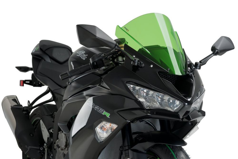 PUIG 3177V Z-Racing Scheibe  passend fuer KAWASAKI ZX-6R NINJA Grün