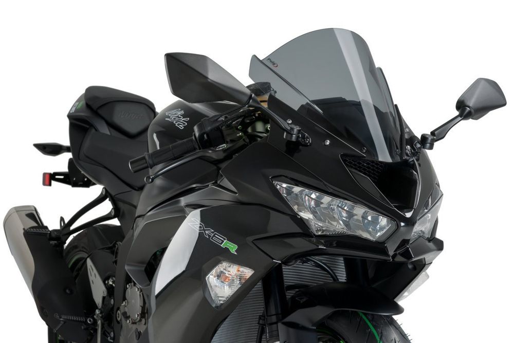 PUIG 3177F Z-Racing Scheibe  passend fuer KAWASAKI ZX-6R NINJA Stark getönt