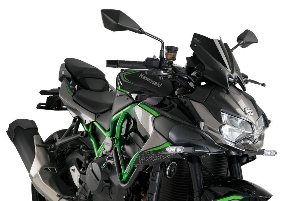 PUIG 20506N New Generation Sport  passend fuer KAWASAKI Z H2 Schwarz