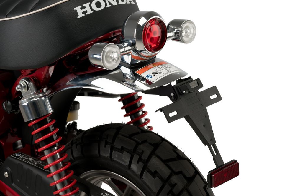 PUIG 20550N Kennzeichenhalters  passend fuer HONDA MONKEY 125 Schwarz