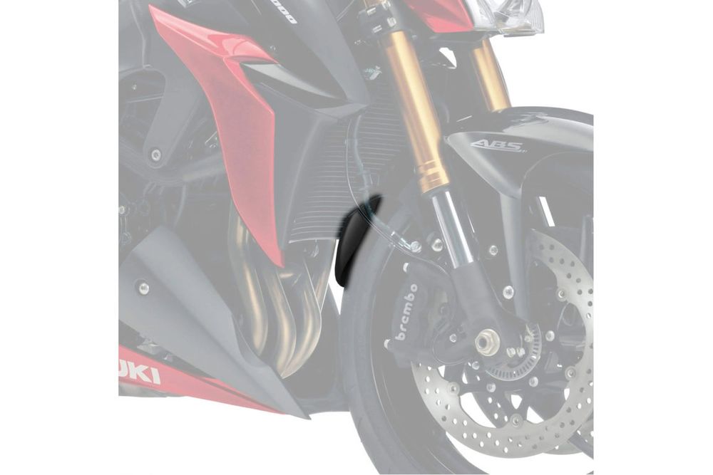 PUIG 21315N Verlängerung des vorderen Schutzblechs  passend fuer SUZUKI GSX-S1000 Schwarz