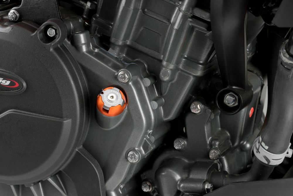 PUIG 7140T Ölverschlusskappe  passend fuer KTM 125 DUKE Orange