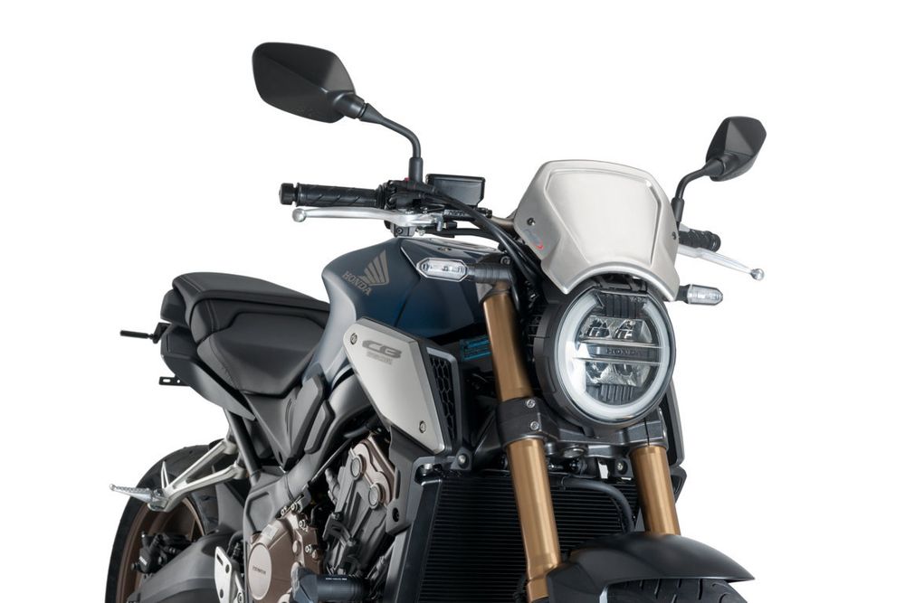 PUIG 9803P ALU Frontplatte  passend fuer HONDA CB1000R NEO SPORTS CAFE Silber