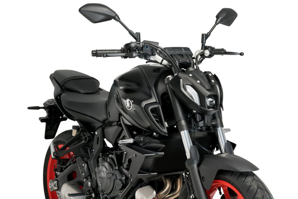 PUIG 20621N Naked Side  Spoiler  passend fuer YAMAHA MT-07 Schwarz