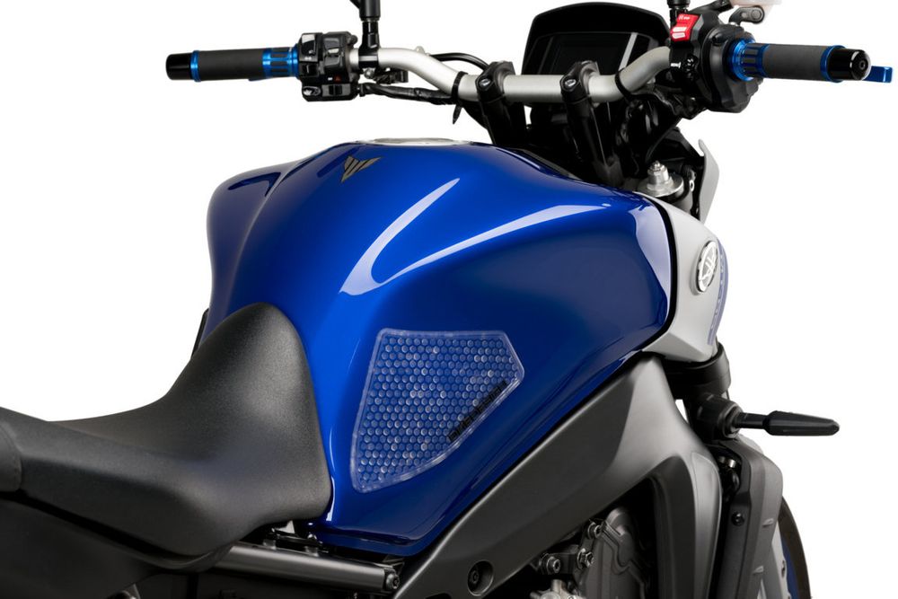 PUIG 20740W Seitliche Tankprotektor  passend fuer YAMAHA MT-09 SP Transparent