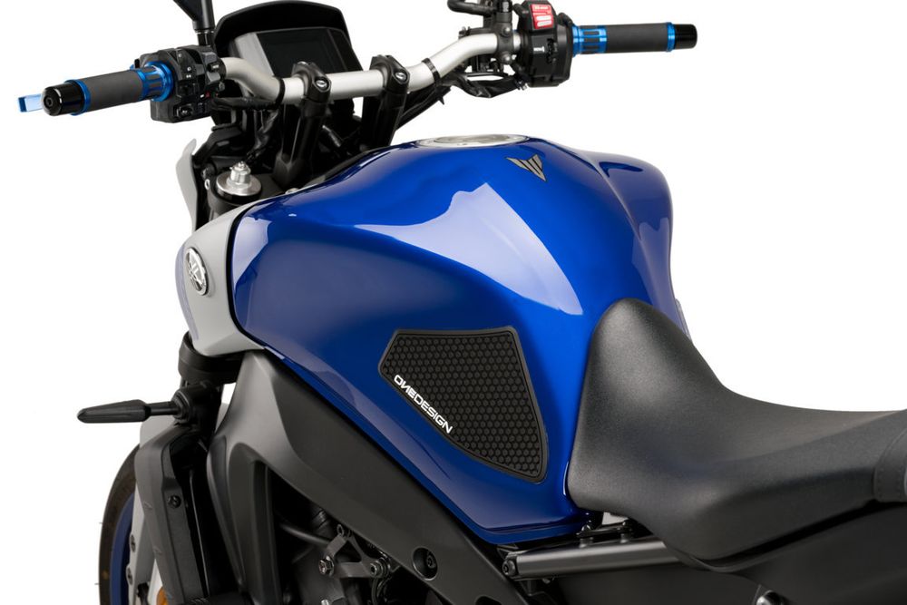 PUIG 20740N Seitliche Tankprotektor  passend fuer YAMAHA MT-09 SP Schwarz