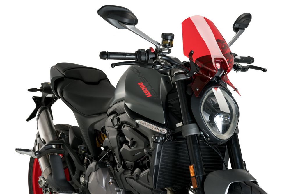 PUIG 20712R New Generation Sport  passend fuer DUCATI MONSTER 937 SP Rot
