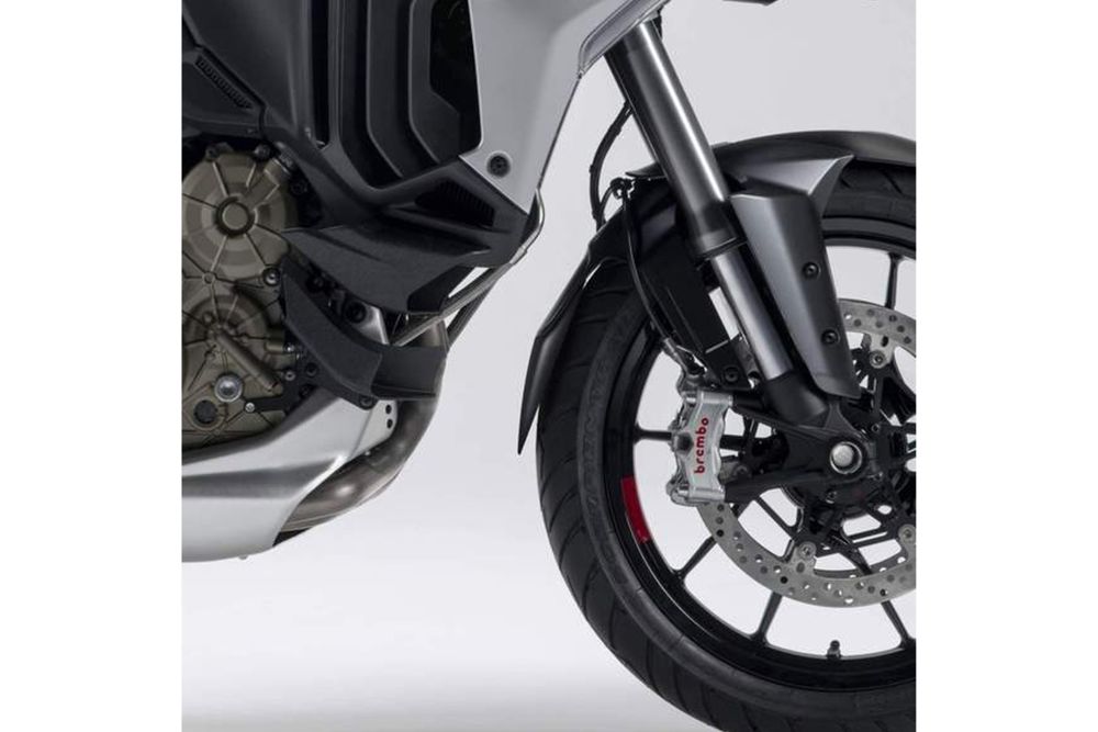 PUIG 20807N Verlängerung des vorderen Schutzblechs  passend fuer DUCATI MULTISTRADA V2 Schwarz