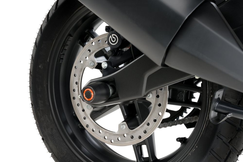 PUIG 20993N Hinterachsregler PHB19  passend fuer HARLEY DAVIDSON PAN AMERICA RA1250 Schwarz
