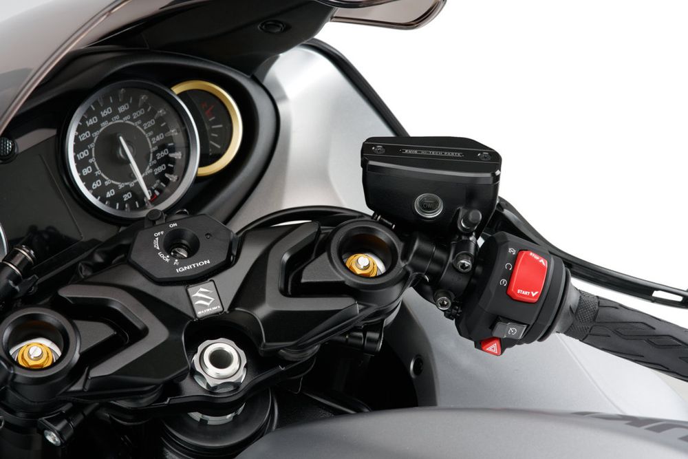 PUIG 3648N Vorderer Bremsflüssigkeitsbehälterdeckel  passend fuer SUZUKI GSX-S1000 Schwarz