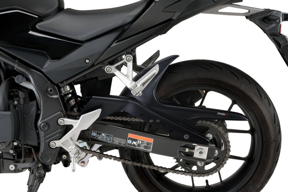 PUIG 21146C Hinterradabdeckungen   passend fuer HONDA CB500F Carbon look