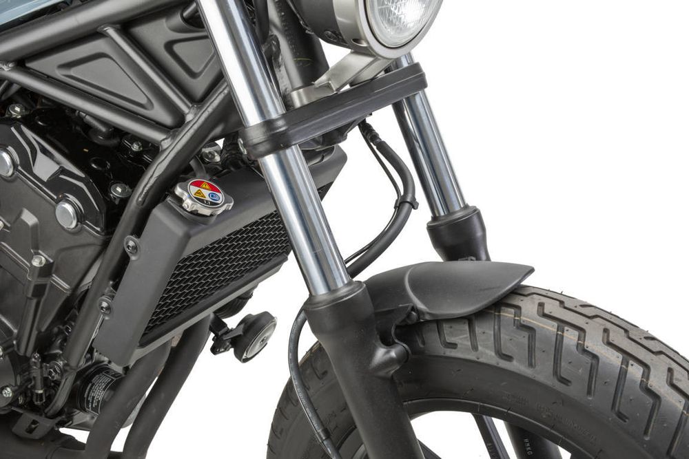 PUIG 3525N VORDERER KOTFLÜGEL DES gefrästes Blech  passend fuer HONDA CMX 500 REBEL Schwarz