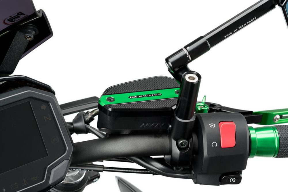 PUIG 9275V Vorderer Bremsflüssigkeitsbehälterdeckel  passend fuer KAWASAKI VERSYS 650 Grün