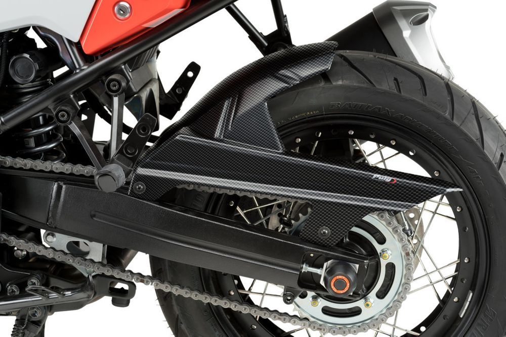 PUIG 6477C Hinterradabdeckungen   passend fuer SUZUKI DL1000 V-STROM Carbon look