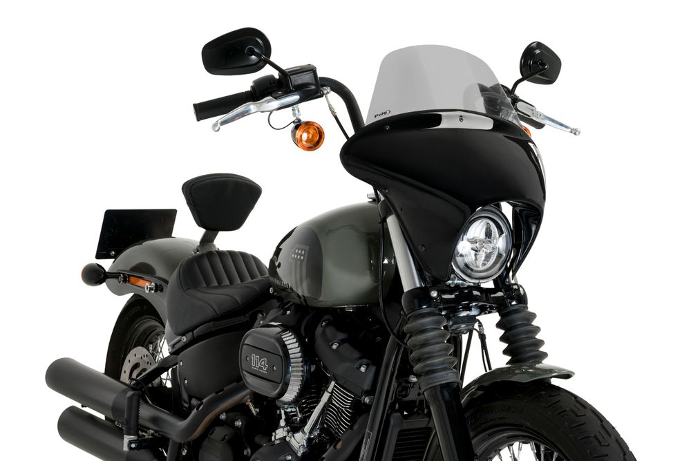 PUIG 21215H Touring Batwing SML  passend fuer HARLEY DAVIDSON SOFTAIL STREET BOB FXBB Getönt