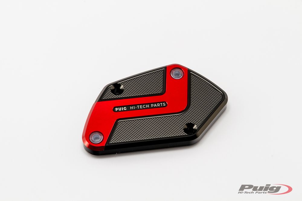 PUIG 9273R Vorderer Bremsflüssigkeitsbehälterdeckel  passend fuer BMW R1200GS Rot