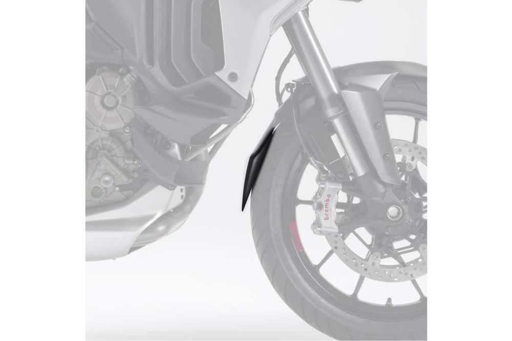 PUIG 20807N Verlängerung des vorderen Schutzblechs  passend fuer DUCATI MULTISTRADA V2 Schwarz
