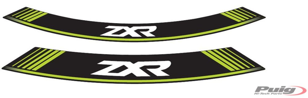 PUIG 9292V Rim Strips Specials  passend fuer KAWASAKI ZX-9R Grün