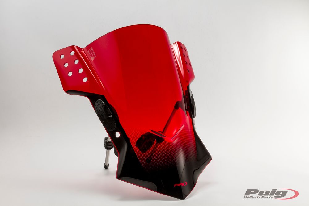 PUIG 5881R Rafale  passend fuer KAWASAKI ER-5 TWISTER Rot