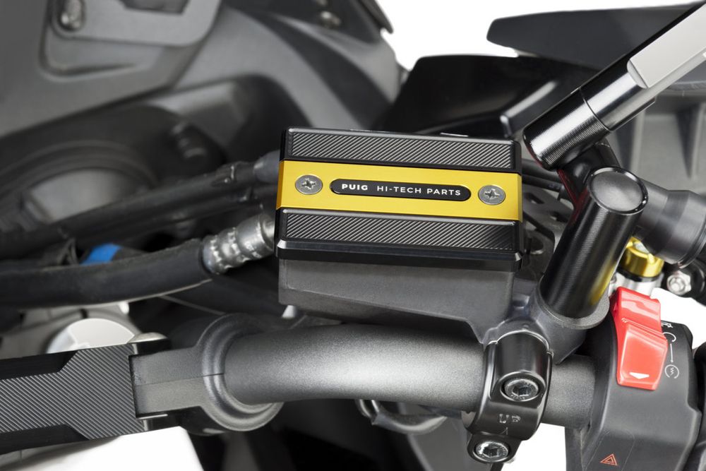 PUIG 9267O Vorderer Bremsflüssigkeitsbehälterdeckel  passend fuer YAMAHA FZ1 FAZER Gold