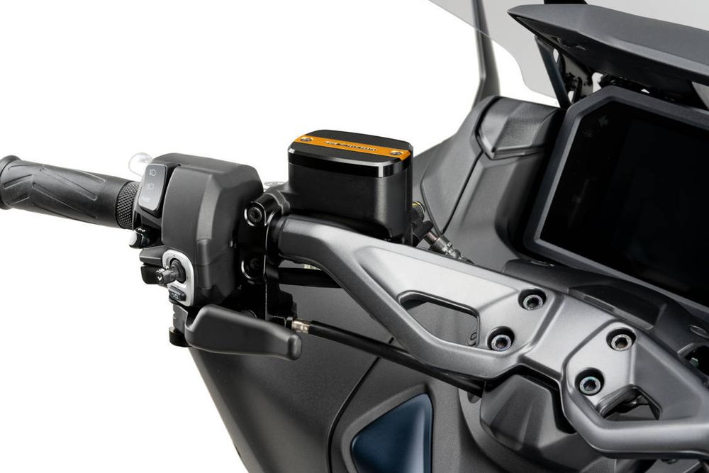 PUIG 9269O Vorderer Bremsflüssigkeitsbehälterdeckel  passend fuer YAMAHA T-MAX 500 Gold