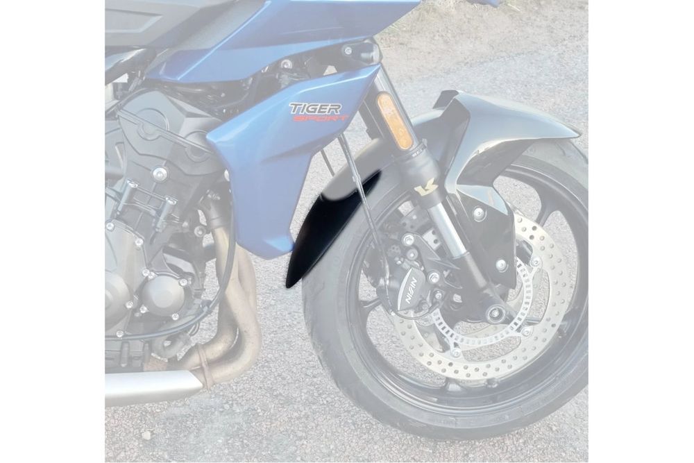 PUIG 21290N Verlängerung des vorderen Schutzblechs  passend fuer TRIUMPH TIGER SPORT 660 Schwarz