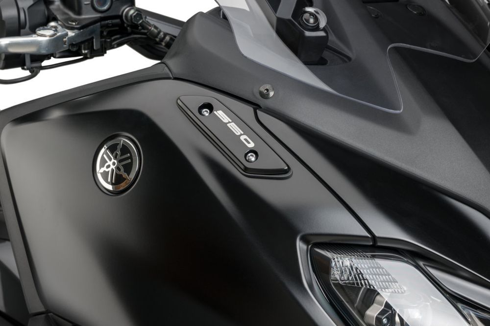 PUIG 21298N Rückspiegel Kappen  passend fuer YAMAHA T-MAX 560 TECH MAX Schwarz