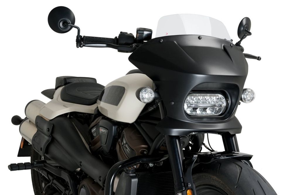 PUIG 21588W Fury  passend fuer HARLEY DAVIDSON SPORTSTER S RH1250S Transparent