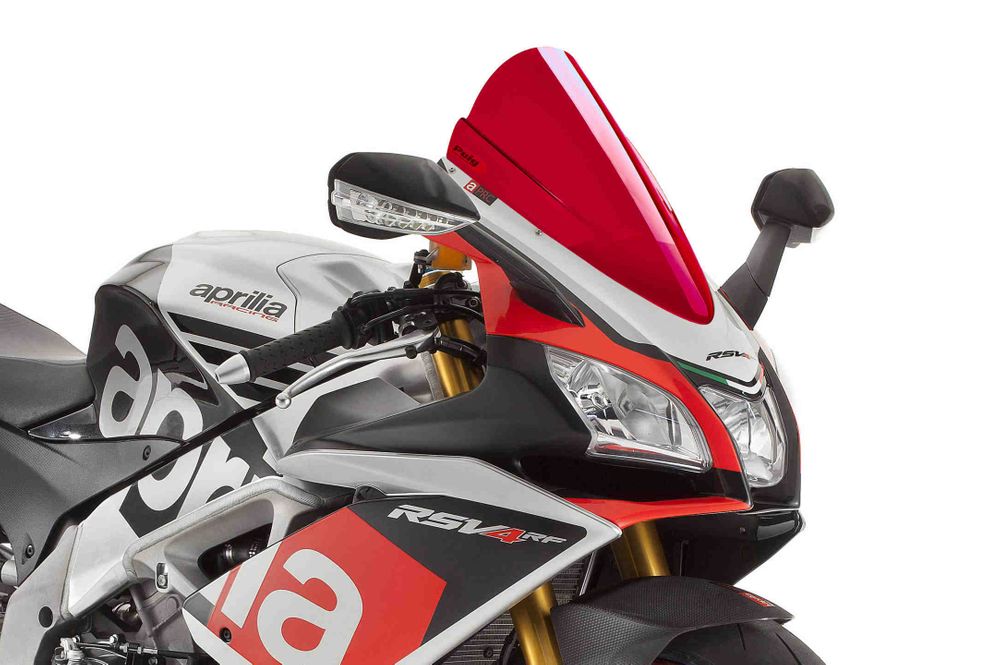 PUIG 7614R Z-Racing Scheibe  passend fuer APRILIA RSV4 RR Rot