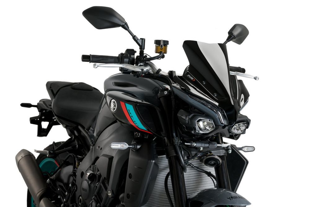 PUIG 21361N New Generation Sport  passend fuer YAMAHA MT-10 Schwarz