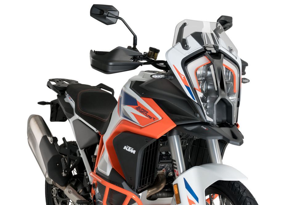 PUIG 21468J Vorkotflügel Erweiterung  passend fuer KTM 1290 SUPER ADVENTURE R Mattschwarz