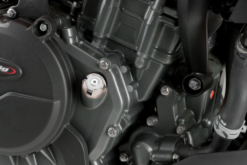 PUIG 7140P Ölverschlusskappe  passend fuer KTM 125 DUKE Silber