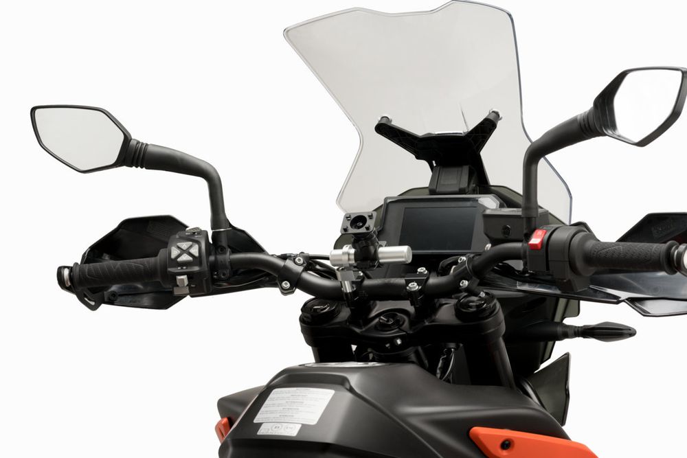 PUIG 3570P Halterunge für Handys und Schutzhülle  passend fuer YAMAHA T-MAX 560 TECH MAX Silber