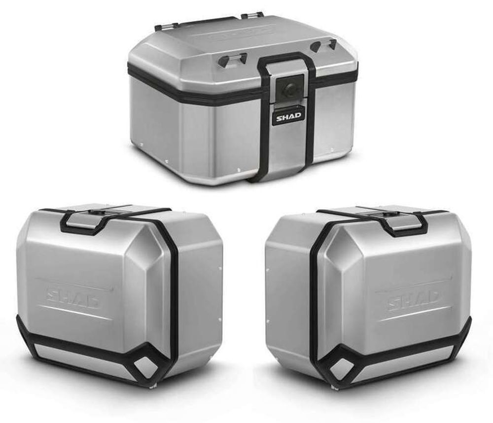 SP 3062376 SHAD Terra Full Pack 142 L  Topcase 48 L + Seitenkoffer  passend fuer BMW R 1200 GS
