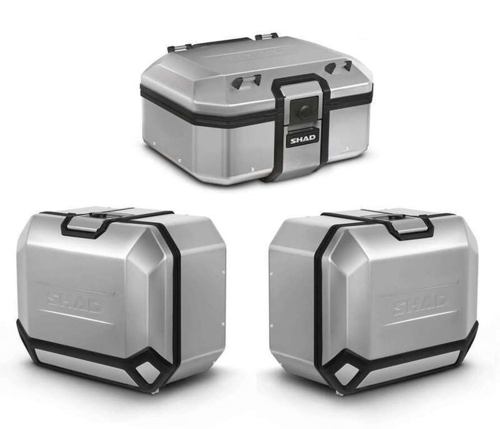 SP 3062378 SHAD Terra Full Pack 131 L  Topcase 37 L + Seitenkoffer  passend fuer HARLEY DAVIDSON PAN AMERICA