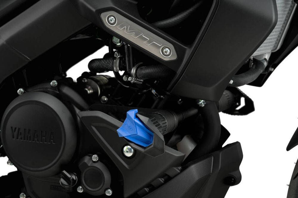 PUIG 3885N Sturzpads R19  passend fuer YAMAHA MT-125 Schwarz